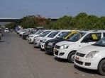 Introduced in India in 2015, ride-sharing was a popular option for commuters using cab aggregators but the pandemic-induced lockdown and fears of virus transmission put paid to the practice. (HT File)