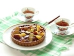 Sweet Potato Tart With Gulab Jamun Twist