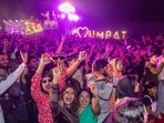 People celebrating new year at Cater Road, Mumbai. People celebrating new year at Cater Road, Mumbai.