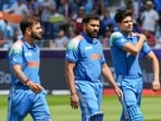 Rohit Sharma, Virat Kohli and Shubman Gill during the ICC Champions Trophy.