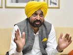 Punjab chief minister Bhagwant Singh Mann (HT Photo)