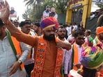 Several local leaders and workers openly expressed resentment over the BJP offering the Sena only 16 seats in the 165-member Pune Municipal Corporation (PMC). (MAHENDRA KOLHE/ HT) Several local leaders and workers openly expressed resentment over the BJP offering the Sena only 16 seats in the 165-member Pune Municipal Corporation (PMC). (MAHENDRA KOLHE/ HT)