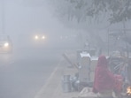 The mercury plunged to 6.4°C, which is around normal, compared to 9.4°C the day before. (HT PHOTO)