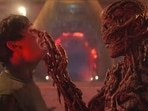 Will Byers and Vecna in Season 5 of the Netflix series Stranger Things. Will Byers and Vecna in Season 5 of the Netflix series Stranger Things.
