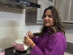 Maya Khan shared a rant about boiling milk in Pakistan. Maya Khan shared a rant about boiling milk in Pakistan.