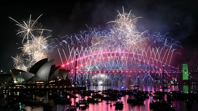 Fireworks light up the midnight sky over Sydney Harbour Bridge and Sydney Opera House during New Year�s Day celebrations in Sydney on January 1, 2026 (AFP) Fireworks light up the midnight sky over Sydney Harbour Bridge and Sydney Opera House during New Year�s Day celebrations in Sydney on January 1, 2026 (AFP)