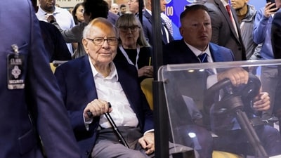 Berkshire Hathaway Chairman Warren Buffett attends the Berkshire Hathaway Inc annual shareholders' meeting in Omaha, Nebraska, U.S., May 3, 2024. (REUTERS/ File)
