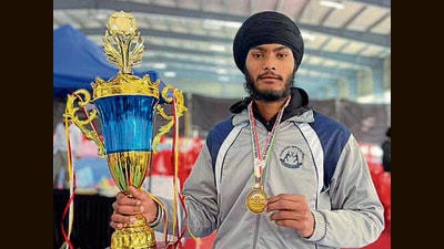 Gursewak Singh hails from Heran village. (HT Photo) Gursewak Singh hails from Heran village. (HT Photo)
