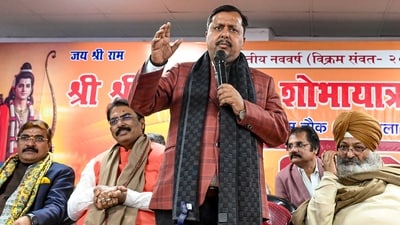 BJP National Working President Nitin Nabin at a meeting in Patna. (PTI/File Photo) BJP National Working President Nitin Nabin at a meeting in Patna. (PTI/File Photo)