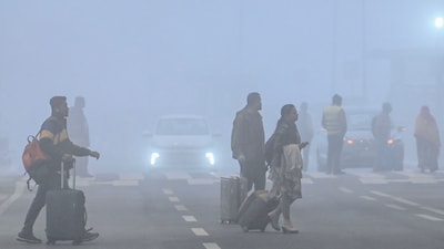 Delhi’s IGI Airport said that delays and cancellations were expected due to dense fog conditions. (Vipin Kumar/ Hindustan Times) Delhi’s IGI Airport said that delays and cancellations were expected due to dense fog conditions. (Vipin Kumar/ Hindustan Times)