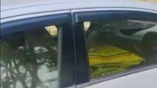 Visuals of the ammonium nitrate seized from a car in Tonk, Rajasthan, on Wednesday. (X)