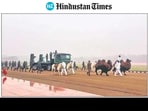 An animal contingent of the Remount & Veterinary Corps (RVC) of the Indian Army to be showcased during the R-Day 2026 parade. ANI