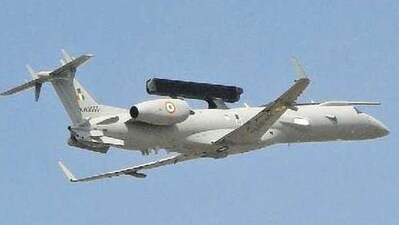 An Indian Air Force AEW&C plane. An Indian Air Force AEW&C plane.