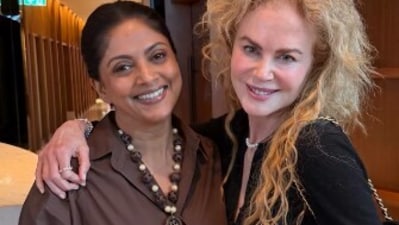 Nicole Kidman and Nadiya clicked selfies after she met the Hollywood star in Australia. Nicole Kidman and Nadiya clicked selfies after she met the Hollywood star in Australia.