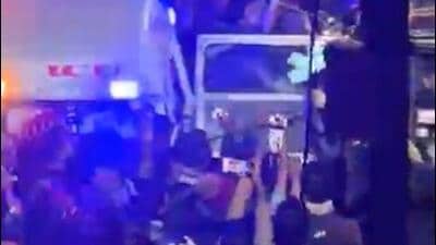Police said the jeweller and his wife had been stabbed multiple times by the suspect (Videograb) Police said the jeweller and his wife had been stabbed multiple times by the suspect (Videograb)