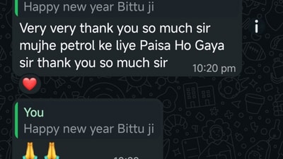 The customer had ordered a simple meal at 8:34 pm on New Year's Eve. (@FI_InvestIndia/X) The customer had ordered a simple meal at 8:34 pm on New Year's Eve. (@FI_InvestIndia/X)
