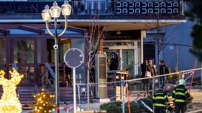 Rescuers are seen at the site of an explosion that ripped through a bar in Crans-Montana on January 1, 2026. (AFP) Rescuers are seen at the site of an explosion that ripped through a bar in Crans-Montana on January 1, 2026. (AFP)