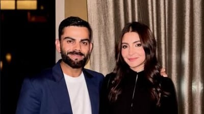 Virat Kohli and Anushka Sharma look dazzling in a new picture. Virat Kohli and Anushka Sharma look dazzling in a new picture.