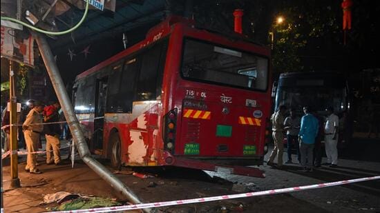 Santosh Sawant, the BEST driver involved in the Bhandup accident that killed four people, had faced suspension in the past. He was also cautioned for his action in his 14-year career as a BEST driver (Raju Shinde)