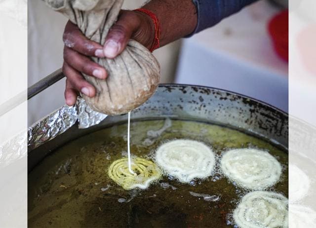 The jalebis were a big hit. The jalebis were a big hit.