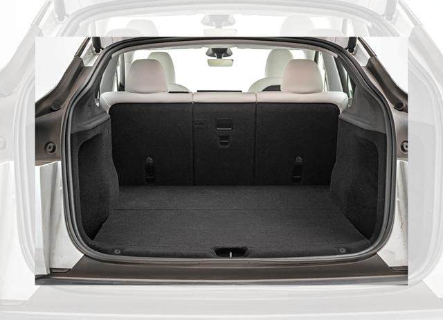 The materials are solid, but not luxurious. Boot space, however, is excellent.