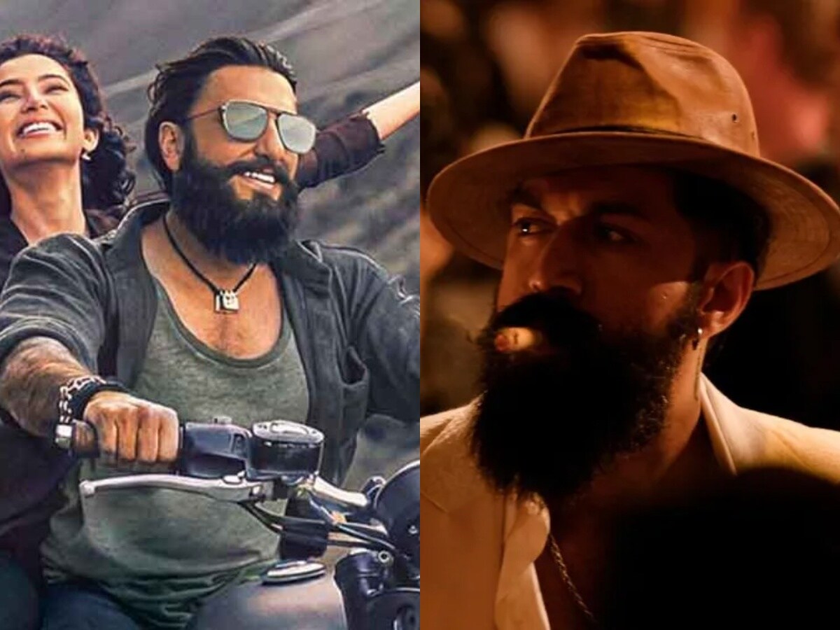 Stills from Dhurandhar and Toxic. Stills from Dhurandhar and Toxic.