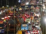 Traffic police have announced alternative routes for commuters. Traffic police have announced alternative routes for commuters.