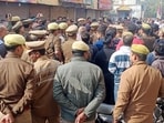 Police officials familiar with the matter reiterated that the operation’s intent was solely area domination, with RAF personnel routinely brought in from Meerut for such exercises. (HT Archive)