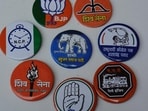 Poll campaign materials (Praful Gangurde / HT Photo)