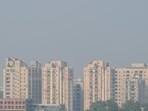 Residents alleged that it is unfeasible for housing societies to install smog guns. (Sunil Ghosh/HT) Residents alleged that it is unfeasible for housing societies to install smog guns. (Sunil Ghosh/HT)