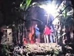 Screengrab of a video of the incident. Screengrab of a video of the incident.