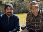 Sunny Deol with dad Dharmendra Sunny Deol with dad Dharmendra