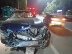 The BMW involved in the incident. (HT Archive)