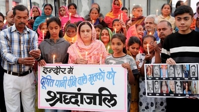 The Madhya Pradesh high court had ordered the state government to file a status report on the alleged contamination of water in Indore (PTI) The Madhya Pradesh high court had ordered the state government to file a status report on the alleged contamination of water in Indore (PTI)