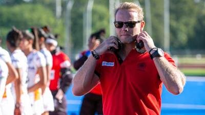 Sjoerd Marijne. (Hockey India) Sjoerd Marijne. (Hockey India)