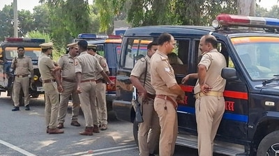 DCP (Trans-Hindon) Nimish Patil confirmed the video was recorded during an “area domination exercise” carried out by Kaushambi police station officials. (Representational) DCP (Trans-Hindon) Nimish Patil confirmed the video was recorded during an “area domination exercise” carried out by Kaushambi police station officials. (Representational)