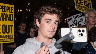 Nick Shirley, a YouTuber, claims to have uncovered fraud in Minnesota's daycare system and suggested similar issues exist in California. (Photo by Adam Gray / GETTY IMAGES NORTH AMERICA / Getty Images via AFP) (Getty Images via AFP)