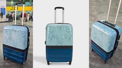 A printed case suitcase that rolls smoothly through the airport, making it impossible to get confused at baggage claim during busy travel. (Hindustan Times) A printed case suitcase that rolls smoothly through the airport, making it impossible to get confused at baggage claim during busy travel. (Hindustan Times)