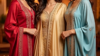 Lohri 2026: Silk and embroidered suits for festive elegance with effortless warm (AI) Lohri 2026: Silk and embroidered suits for festive elegance with effortless warm (AI)