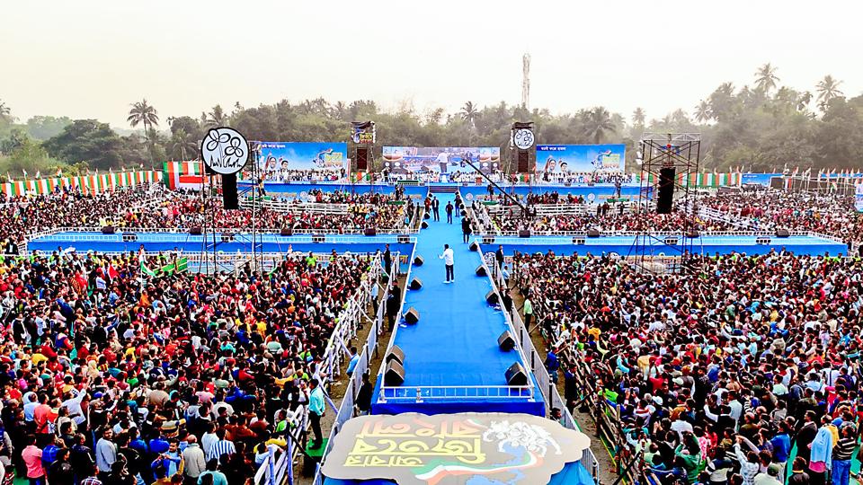 TMC national general secretary Abhishek Banerjee speaks as he launches the month-long campaign, in South 24 Parganas. (ANI) TMC national general secretary Abhishek Banerjee speaks as he launches the month-long campaign, in South 24 Parganas. (ANI)