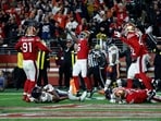 The NFL's Saturday doubleheader begins with the Panthers visiting the Buccaneers, followed by the Seahawks facing the 49ers. Mandatory Credit: Sergio Estrada-Imagn Images