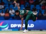 Bangladesh's Mustafizur Rahman bowls during a match. 