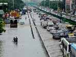 The cell includes senior engineers and consultants and will coordinate desilting, sewerage, drain cleaning and real-time monitoring across Gurugram. (PTI)