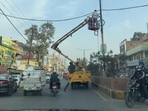 The injured 44-year-old CHB worker is currently undergoing treatment at ESIC Hospital. (HT File) The injured 44-year-old CHB worker is currently undergoing treatment at ESIC Hospital. (HT File)