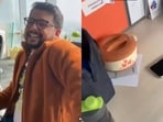 An office video showed a manager prioritising potluck food over a laptop, leaving colleagues laughing and the internet amused.