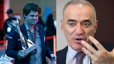 Garry Kasparov dropped his verdict on Magnus Carlsen. (X) Garry Kasparov dropped his verdict on Magnus Carlsen. (X)