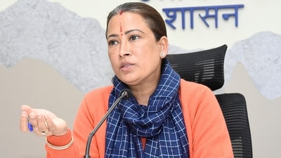 Rekha Arya is Uttarakhand’s women and child welfare minister. (X/ Rekha Arya) Rekha Arya is Uttarakhand’s women and child welfare minister. (X/ Rekha Arya)