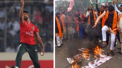 বাংলাদেশের মুস্তাফিজুর রহমান এবার আইপিএলে খেলতে পারবেন না। (বাঁদিকের ছবিটি ফাইল, সৌজন্যে বিসিবি ও ডানদিকের ছবিটি প্রতীকী, সৌজন্যে পিটিআই) বাংলাদেশের মুস্তাফিজুর রহমান এবার আইপিএলে খেলতে পারবেন না। (বাঁদিকের ছবিটি ফাইল, সৌজন্যে বিসিবি ও ডানদিকের ছবিটি প্রতীকী, সৌজন্যে পিটিআই)