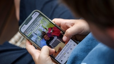 Instagram now lets users add background music to photo carousels. (AFP)