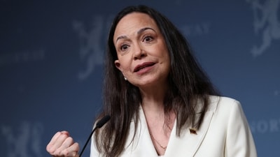 Maria Corina Machado supports US military intervention against Maduro's regime, calling for popular sovereignty and the release of political prisoners. (REUTERS)
